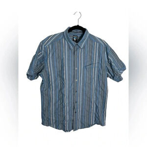 Kuhl SunCel Shirt Mens Metal Button Front Cotton Tencel Blend Outdoors Size M